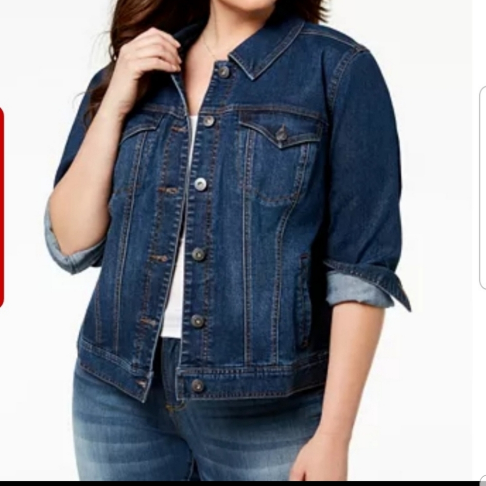 Jean jacket size large